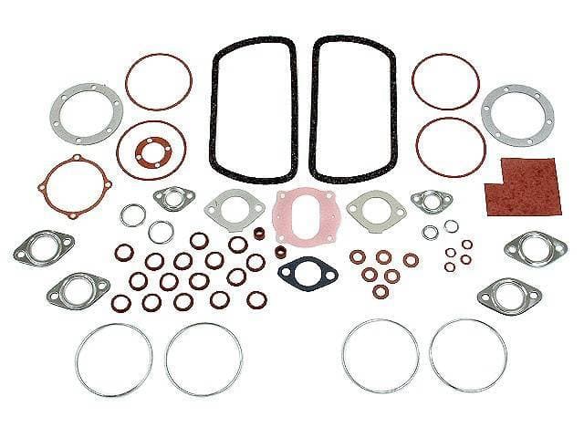 ENGINE GASKET SET, COMPLETE, (w/o Flywheel Seal ) 36 HP, BUG 47-60, BUS 50-59, GHIA 56-60