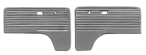 DOOR PANELS, GREY, ALL BUS, SINGLE & CREW CAB 1968-79