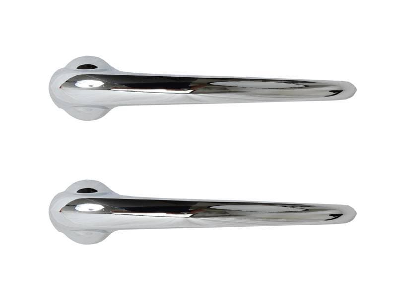 DOOR HANDLE, INSIDE, CHROME HIGH QUALITY SET OF 2, BUG 1946-66, BUS 1950-60, GHIA 1956-64