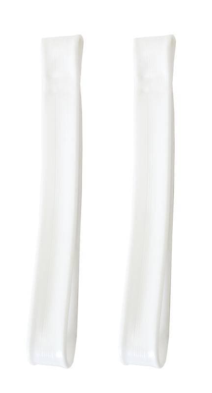ASSIST STRAPS, BRIGHT WHITE, LEFT & RIGHT, BUG SEDAN 1956-67 (Early 1967 up to VIN # 117290083)