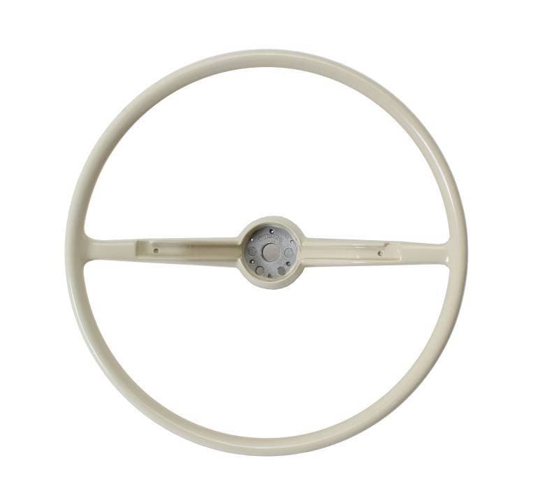 STEERING WHEEL, RECAST ORIGINAL VW, IVORY, BUG / GHIA / TYPE 3 1960-61 (Limited Quantities)