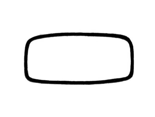 GLASS, REAR BACK WINDOW, BUG CONVERTIBLE 1958-63