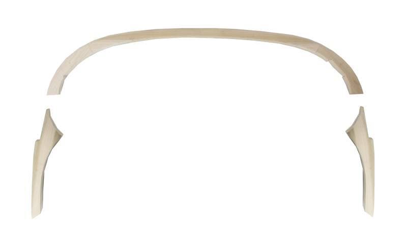 TOP MAIN HOOP WITH QUARTERS, WOOD, BUG CONV. 1952-60 *MADE IN USA*