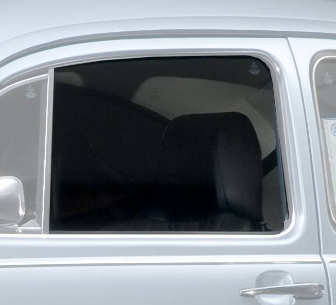 GLASS, FRONT DOOR WINDOW,  LEFT OR RIGHT, BUG SEDAN. 1958-64 (Call or Email to Order)