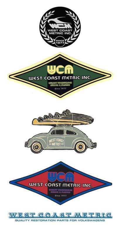 STICKER PACK, ASSORTED WCM STICKERS, SET OF 5