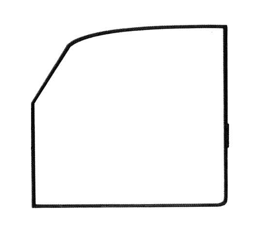 DOOR SEAL, LEFT BRAZILIAN, BUG SEDAN 1946-66