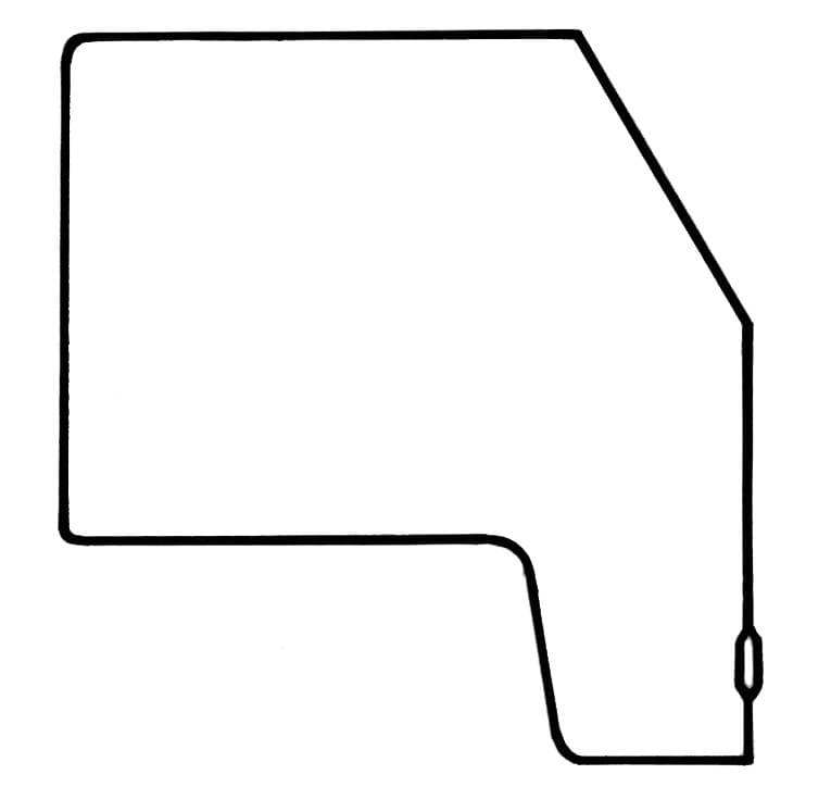 DOOR SEAL, RIGHT, BRAZILIAN, BUS 1968-79