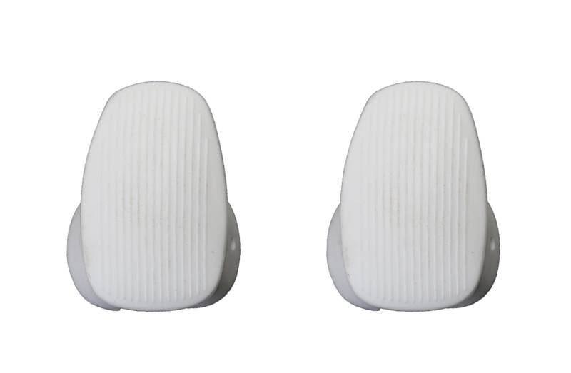 COVER, COAT HOOK, WHITE LEFT & RIGHT, BUG SEDAN 1958-67