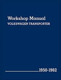 BOOK, OFFICIAL VW SERVICE MANUAL, BUS 1950-62