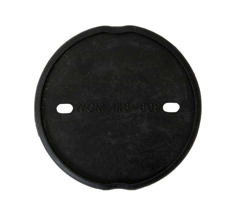 SEAL, FRONT VW EMBLEM BASE TO HOOD *GERMAN* ALL GHIAS 1956-74 