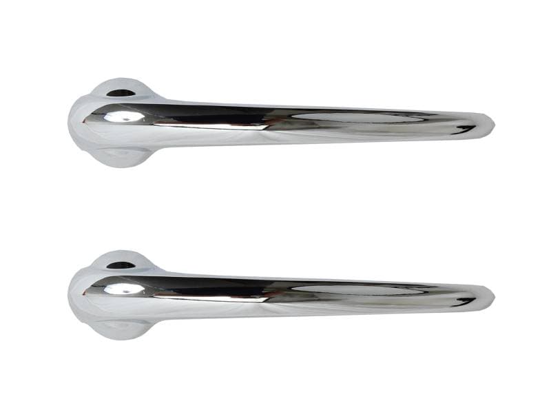 DOOR HANDLE, INSIDE, CHROME HIGH QUALITY SET OF 2, BUG 1946-66, BUS 1950-60, GHIA 1956-64
