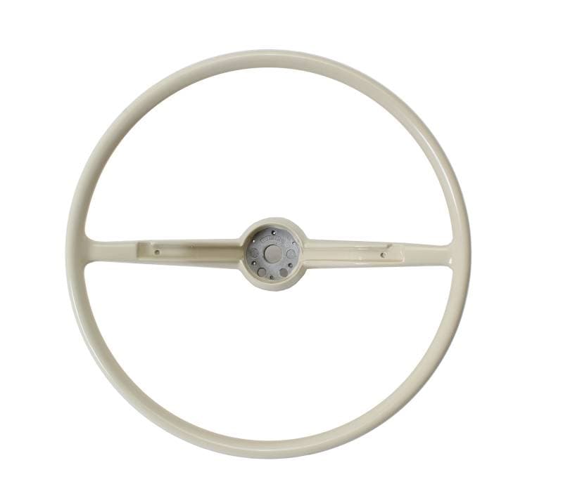 STEERING WHEEL, RECAST ORIGINAL VW, IVORY, BUG / GHIA / TYPE 3 1964-70 (Limited Quantities)