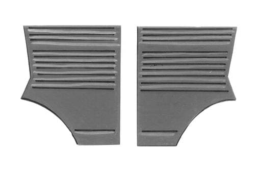 PANELS, REAR SIDE CARGO/ LUGGAGE AREA, TAN, BUS 1972-79