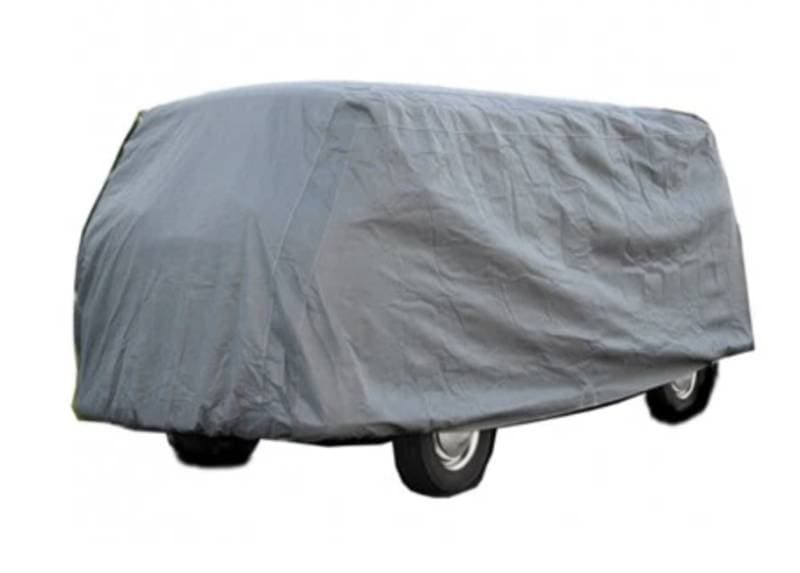 CAR COVER, GREY, 3 LAYER ALL WEATHER MATERIAL *MADE IN USA* BUS POP TOP CAMPER WESTFALIA 1974-79