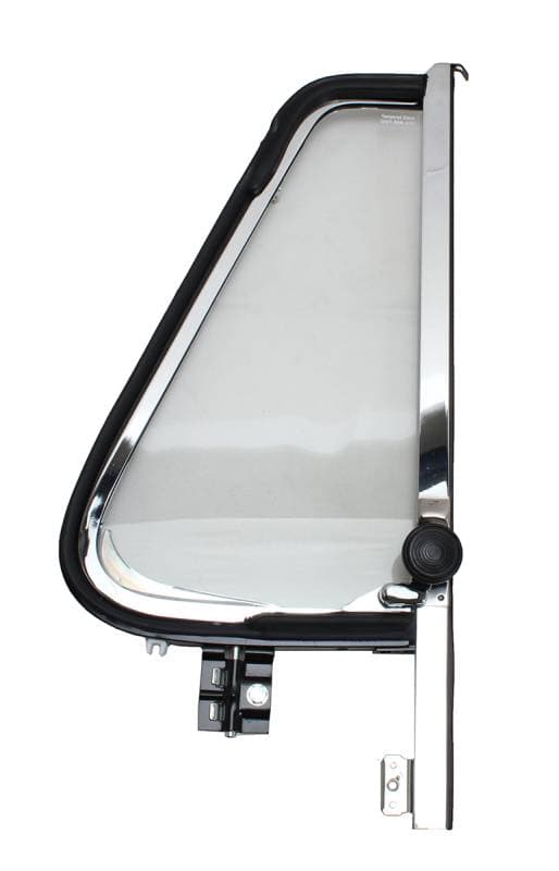 COMPLETE VENT WING ASSEMBLY, FRONT RIGHT DOOR WITH GLASS, DIVISION BAR, SEALS & FELT, BUS 1968-79
