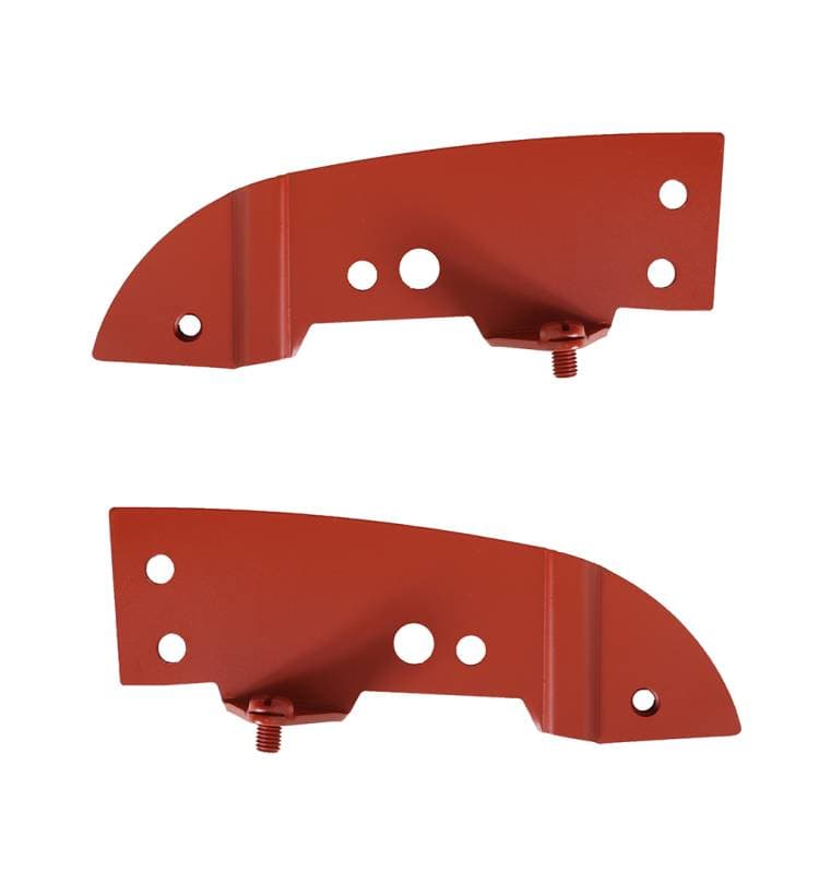 MOUNTING PLATES, TOP FRAME TO HEADER BOW, LEFT & RIGHT WELD-IN, BUG CONV. 1968-72 *MADE BY WCM*