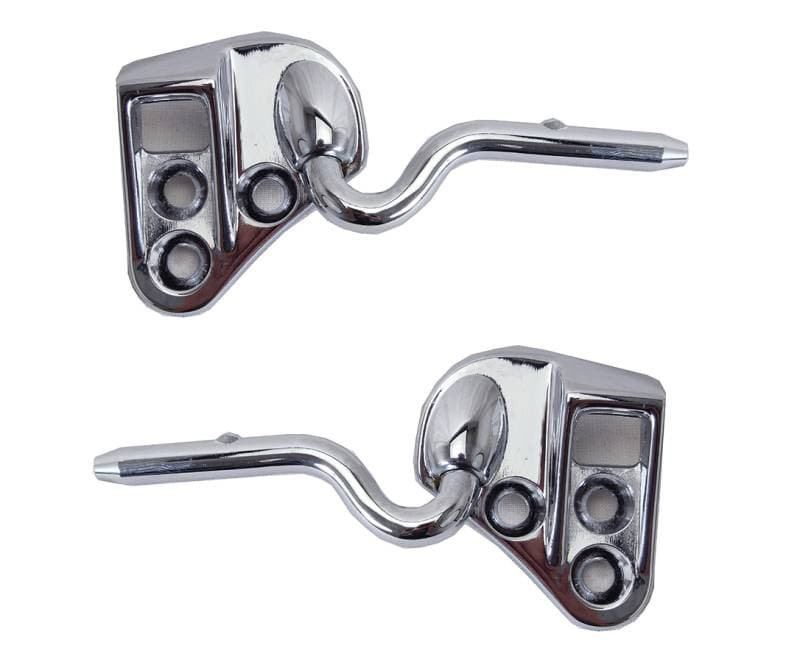 MOUNT, SUNVISOR & TOP LOCK CATCH, LEFT & RIGHT, BUG CONV. 1968-72 (Screws Part # 151-390)