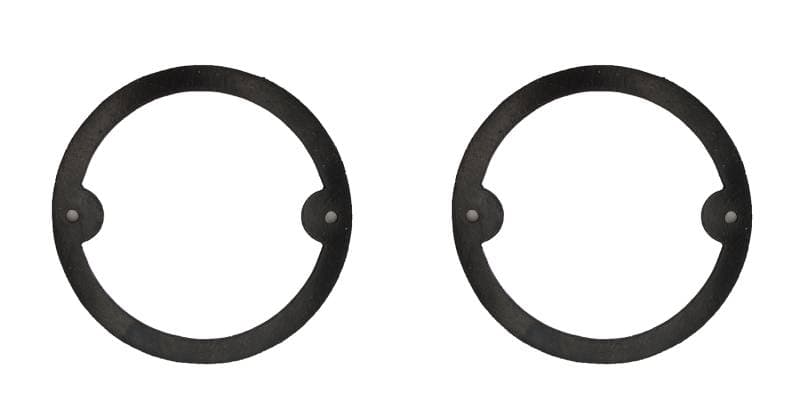 SEALS, FRONT TURN INDICATOR BETWEEN BULB HOLDER & LENS, SET OF 2, GHIA 65-69, TYPE 3 1961-63 & 68-69 *MADE IN USA BY WCM*
