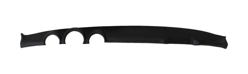DASH TOP COVER, BLACK FORMED PLASTIC INCLUDES ADHESIVE *MADE IN USA* ALL TYPE 3 1961-73