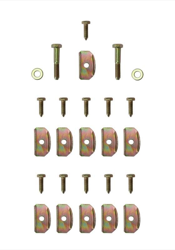 HARDWARE KIT, FLOOR PAN CHASSIS TO BODY, BUG 1954-79, GHIA 1956-74 (1 Per Side, 2 Needed Per Car)