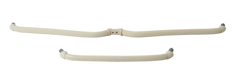 GRAB HANDLE, FULL MIDDLE BACK SEAT, IVORY, BUS 1964-67 (1 Short & 1 Long Handle)