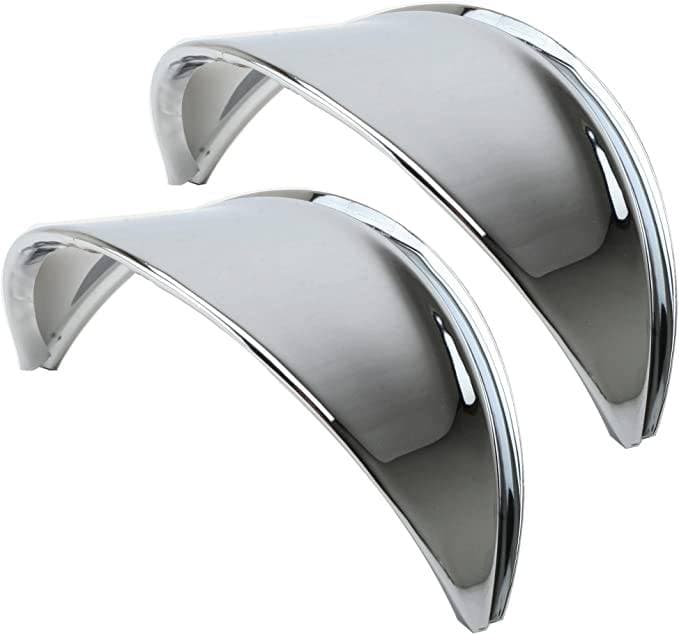 EYEBROWS, HEADLIGHT, STAINLESS LEFT & RIGHT, ALL VW MODELS - BUG / BUS / GHIA / THING / TYPE 3