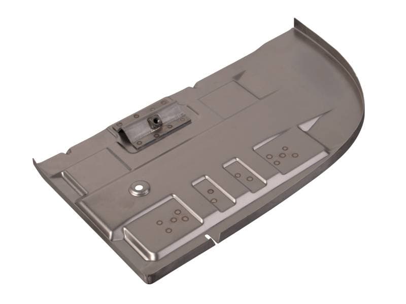 METAL BATTERY TRAY FLOOR, RIGHT SIDE, BUS 1972-79 (Weld In - Not for Single or Double Cab Pickups)