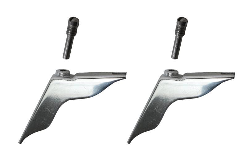VENT WING PIVOT SET, LEFT & RIGHT WITH SCREWS, BUG CONV. 1965-72 *MADE BY WCM*