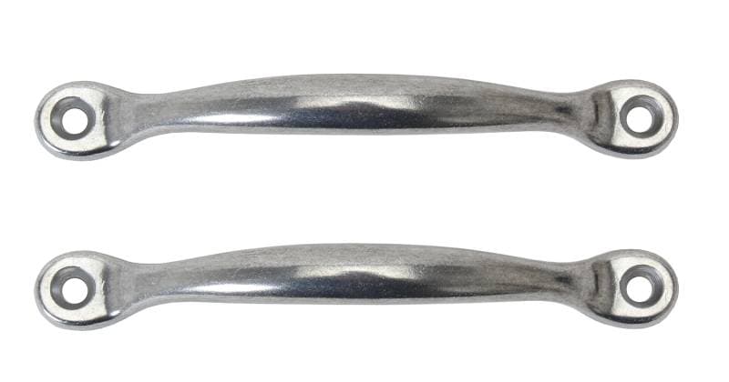 HANDLES, CONVERTIBLE TOP PULL DOWN, MOUNT TO HEADER BOW SET OF 2, BUG CONV. 1950-67 *MADE BY WCM*