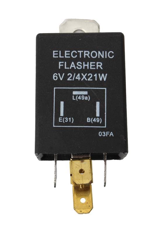 TURN SIGNAL FLASHER, 6 VOLT, ALL VW MODELS 1955-66
