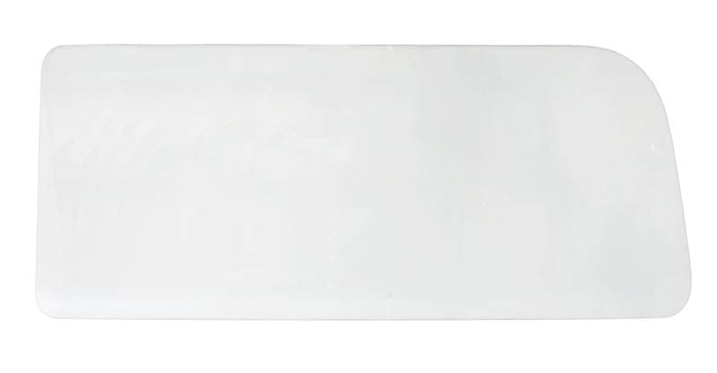 GLASS, REAR SIDE WINDOW WITH VENT WING, LEFT OR RIGHT, BUS 1968-79