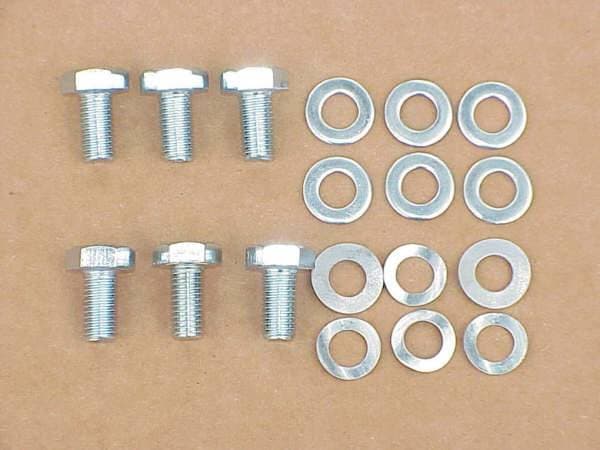 MOUNTING HARDWARE, TOP FRAME TO BODY, BUG CONV. 1950-71
