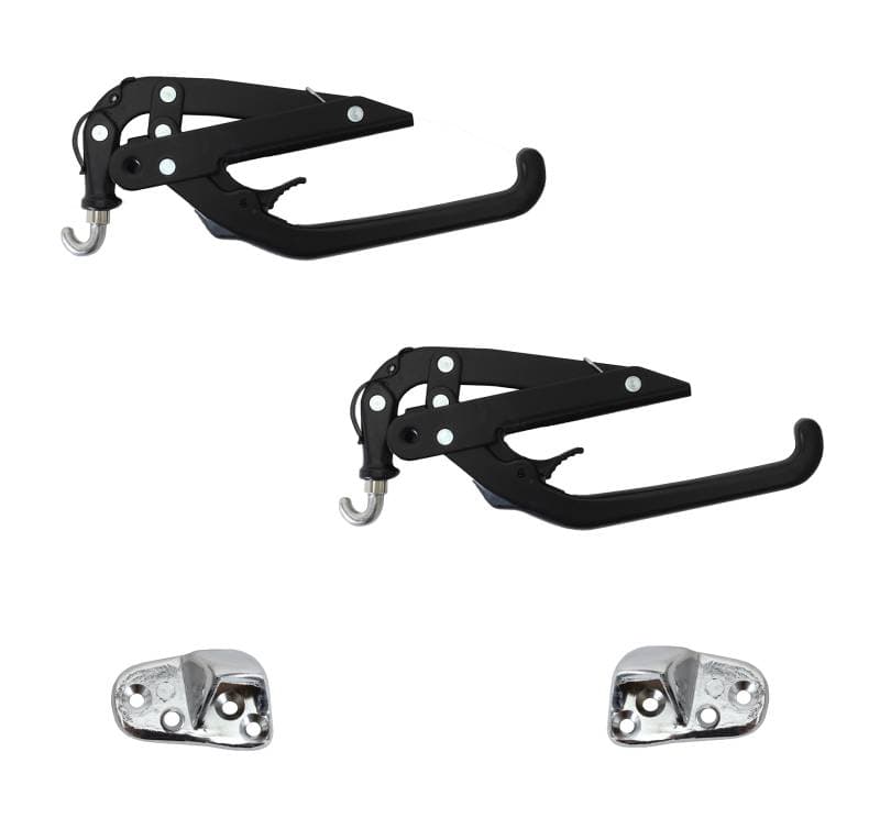 TOP LOCK ASSEMBLY WITH HOOK, LEFT & RIGHT & CATCHES, GHIA CONV. 1969 1/2-74 (1969 from VIN 149431008) *MADE BY WCM*